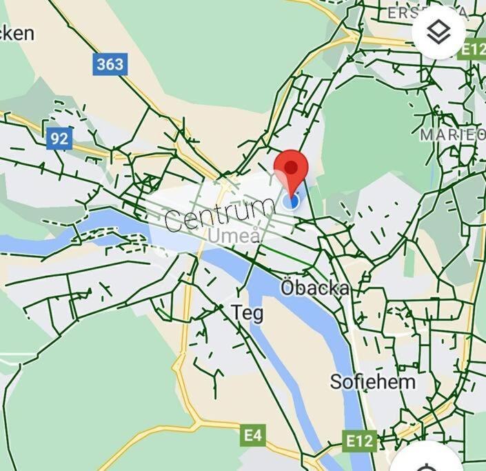 Centrala Stan- 2-Rums Gaestsvit, Perfekt Foer Kollegor Som Oenskar Separata Rum Umeå Kültér fotó